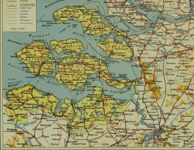 Map of Zeeland (Netherlands) (click on the map to view the bigger picture)